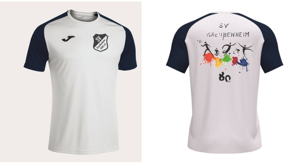 SV Greußenheim Jubiläums-Vereinsshirt mit Wappen und Rückenlogo